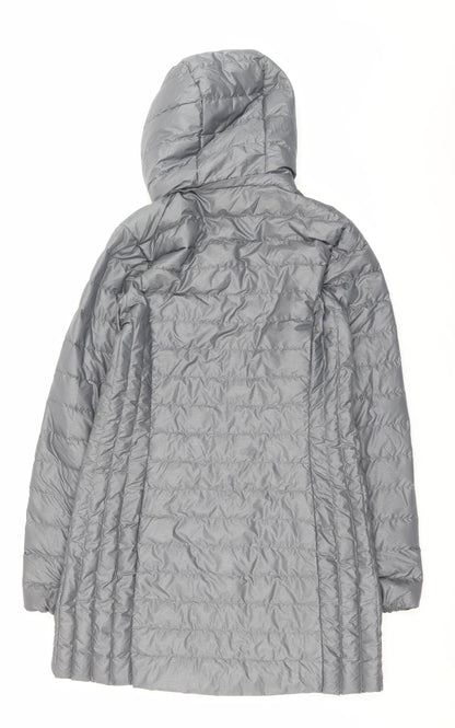 Womens UK Size S 32 Degrees Grey Puffer Jacket
