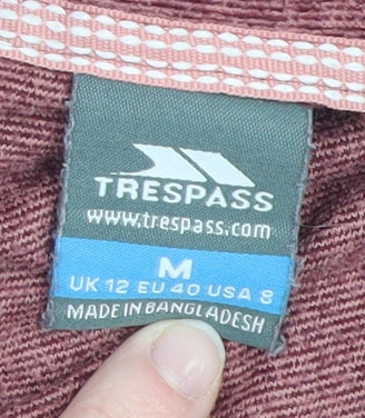 Womens UK Size M Trespass Pink Pullover Sweatshirt