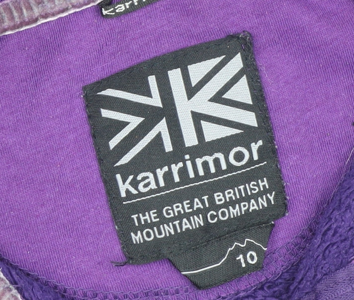 Womens UK Size 10 Karrimor Purple Pullover Sweatshirt
