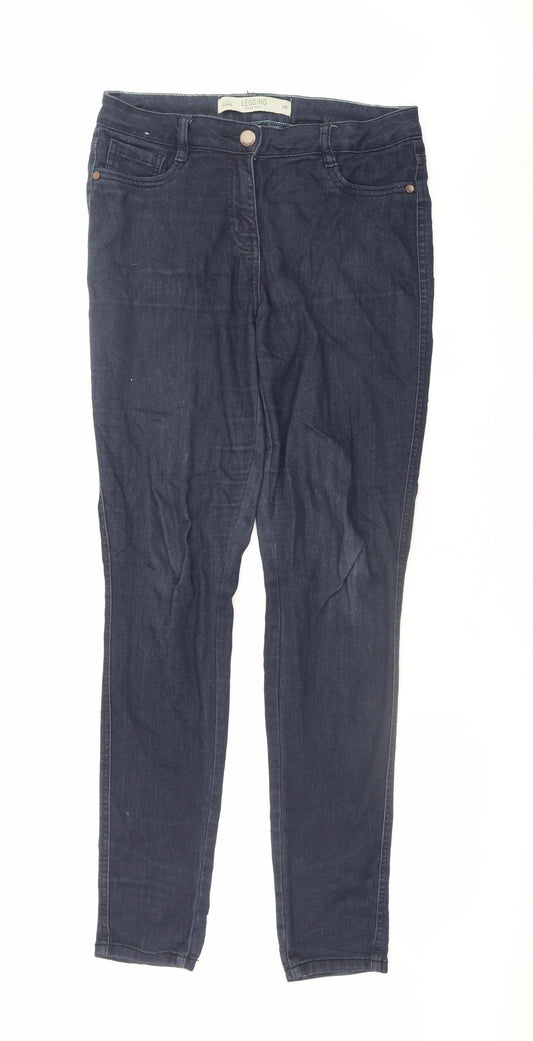 Womens UK Size 12 NEXT Slim Fit Jegging Blue Jeans
