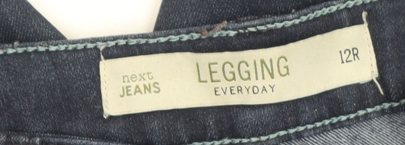 Womens UK Size 12 NEXT Slim Fit Jegging Blue Jeans