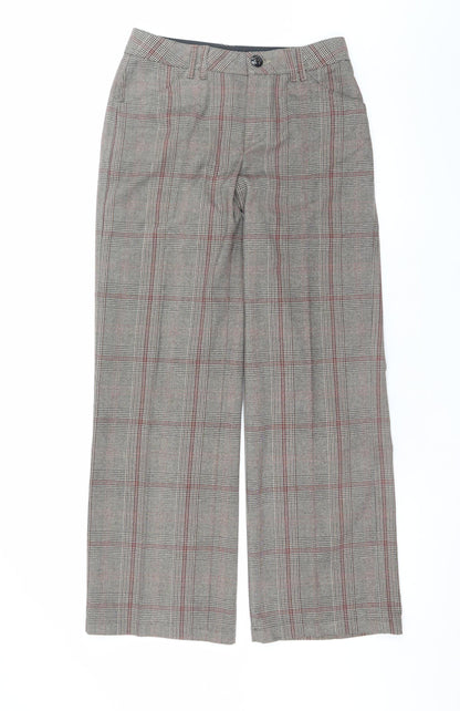 Womens UK Size 8 Teddy Smith Regular Fit Business Casual Grey Trousers