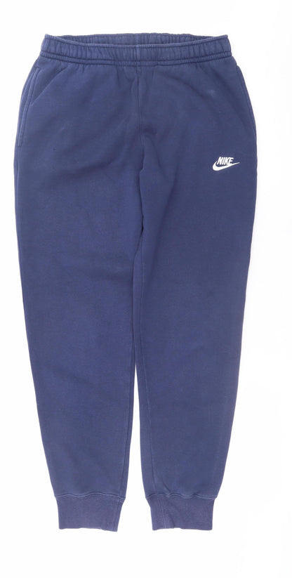 Mens UK Size S Nike Regular Fit Jogger Blue Trousers