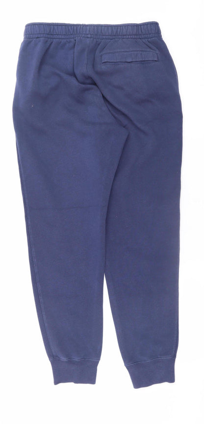 Mens UK Size S Nike Regular Fit Jogger Blue Trousers