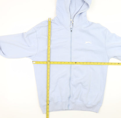 Womens UK Size 10 Slazenger Blue Full Zip Hoodie