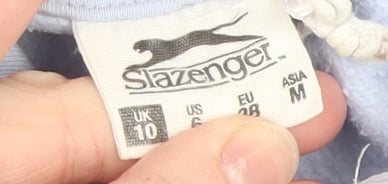 Womens UK Size 10 Slazenger Blue Full Zip Hoodie