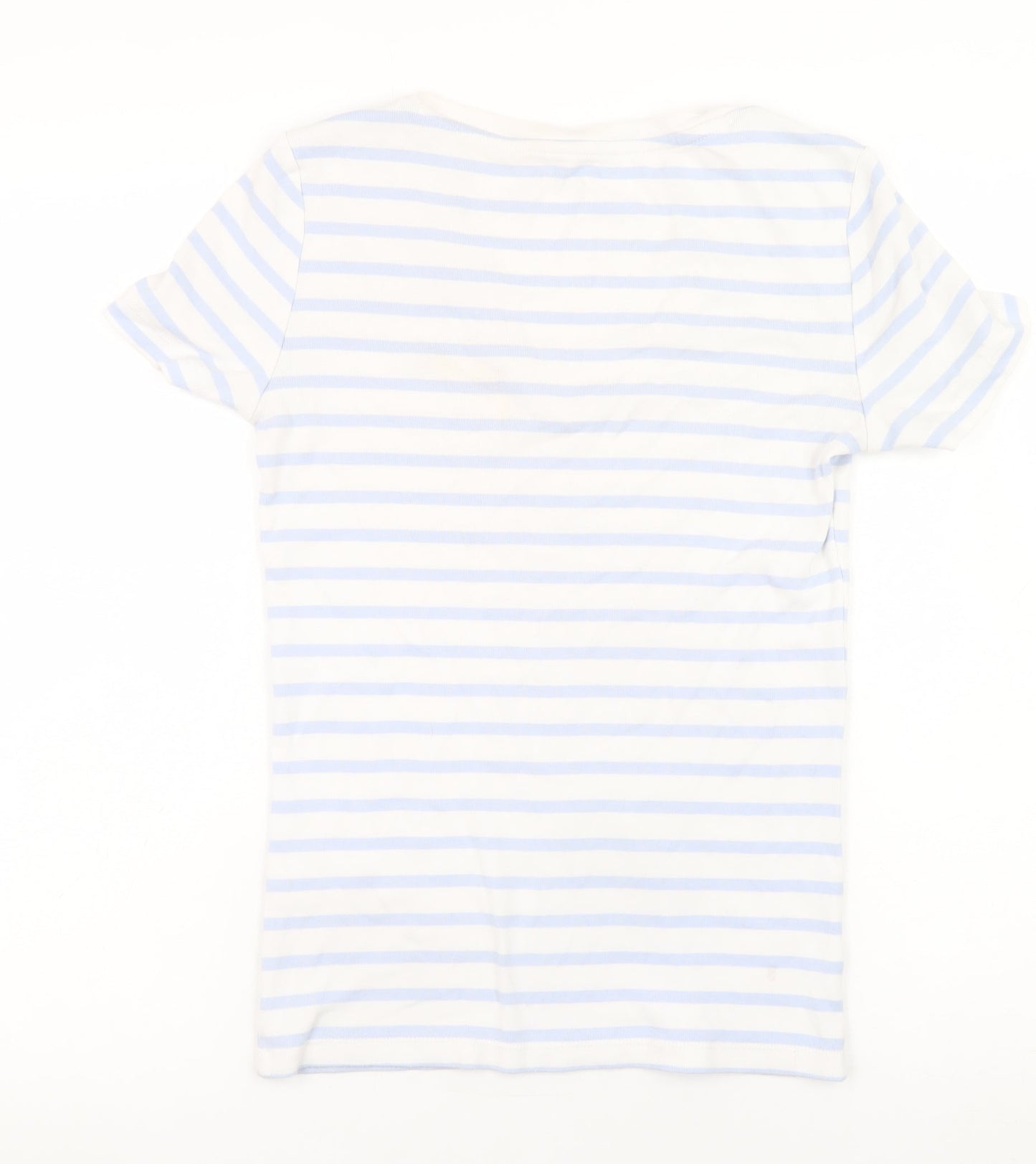 Womens UK Size S Tommy Hilfiger Blue Basic T-Shirt