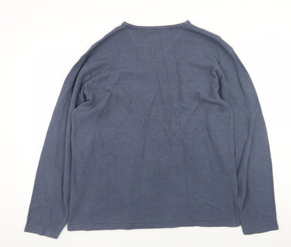 Mens UK Size L NEXT Blue Pullover Sweatshirt