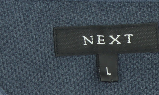 Mens UK Size L NEXT Blue Pullover Sweatshirt