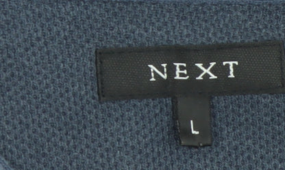 Mens UK Size L NEXT Blue Pullover Sweatshirt
