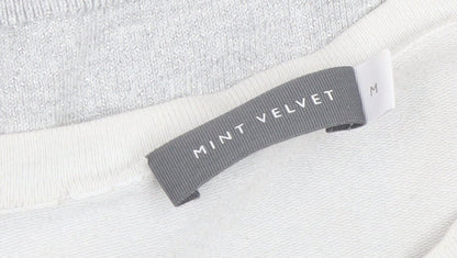 Womens UK Size M Mint Velvet Grey Pullover Jumper