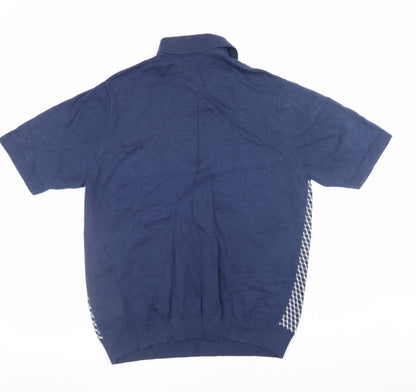 Mens UK Size L Marks and Spencer Cotton Blend Polo Shirt