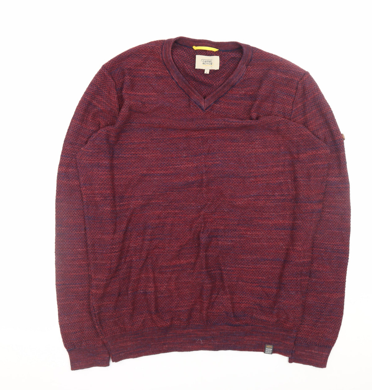 Mens UK Size L Camel Active Red Pullover Sweatshirt