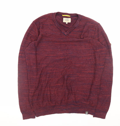 Mens UK Size L Camel Active Red Pullover Sweatshirt