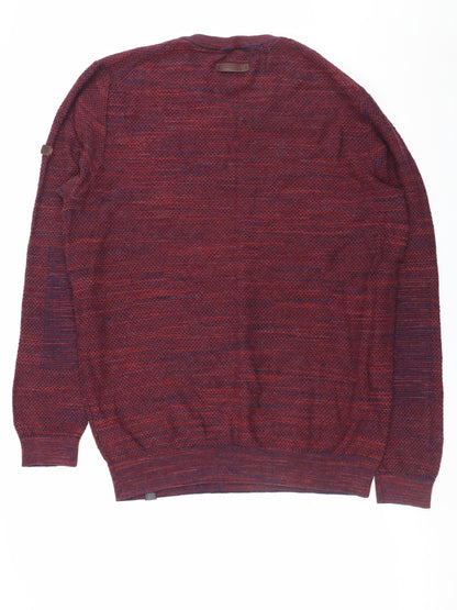 Mens UK Size L Camel Active Red Pullover Sweatshirt