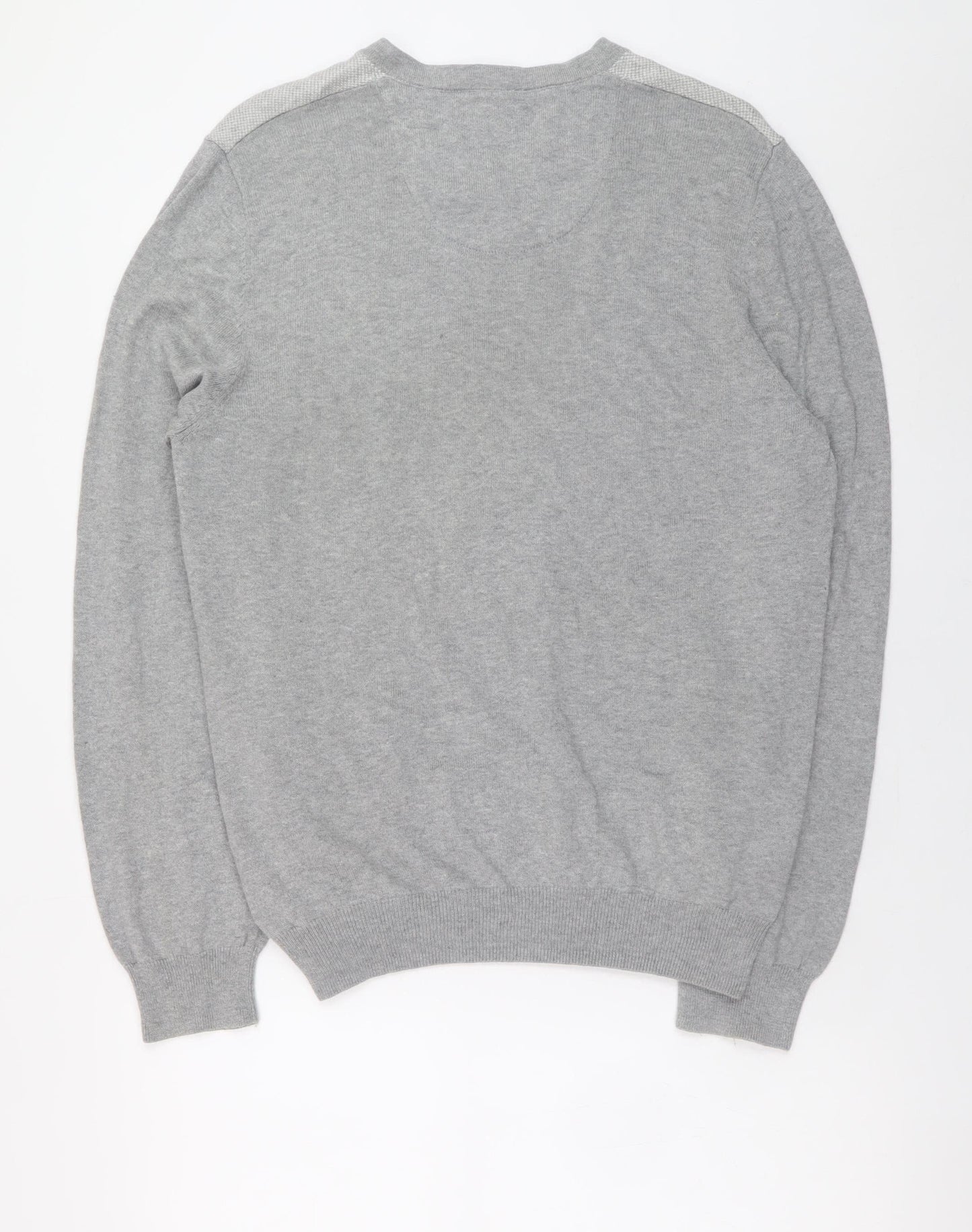 Mens UK Size L Marks and Spencer Grey Pullover Jumper