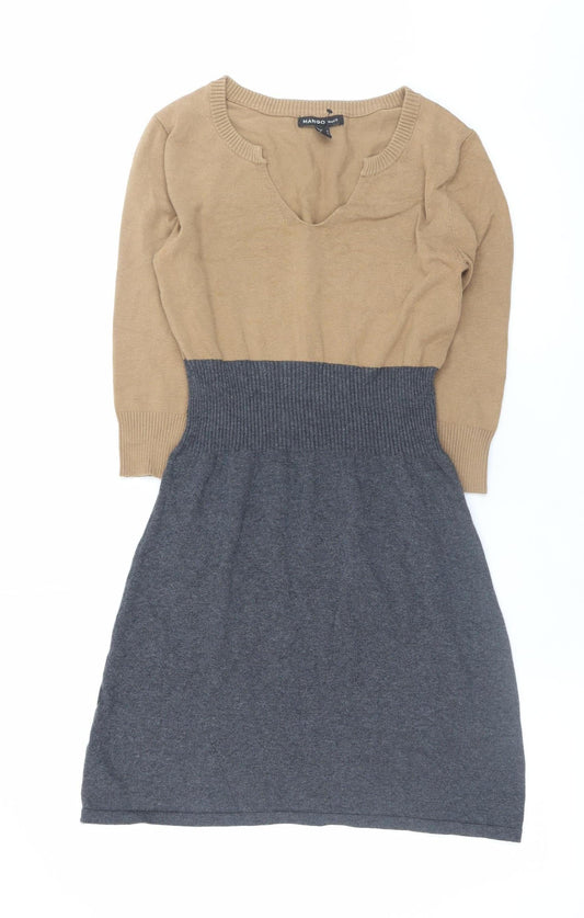 Womens UK Size M Mango Jumper Dress
