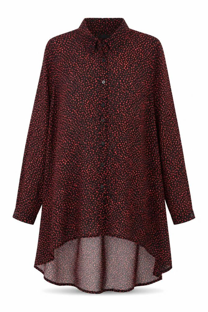 Womens UK Size 10 Mint Velvet Black Tunic Blouse