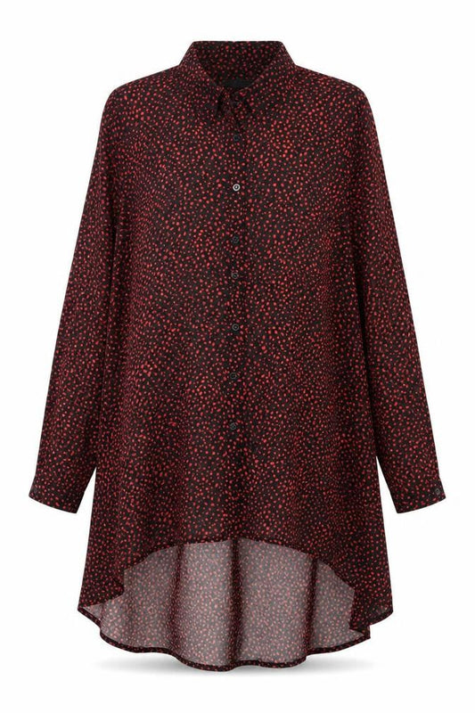 Womens UK Size 10 Mint Velvet Black Tunic Blouse