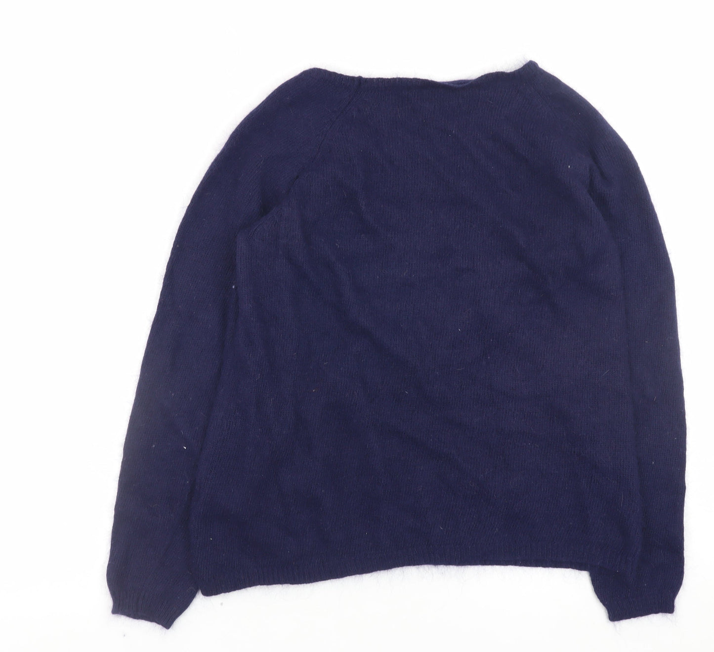 Womens UK Size 10 Marks and Spencer Blue Pullover Jumper