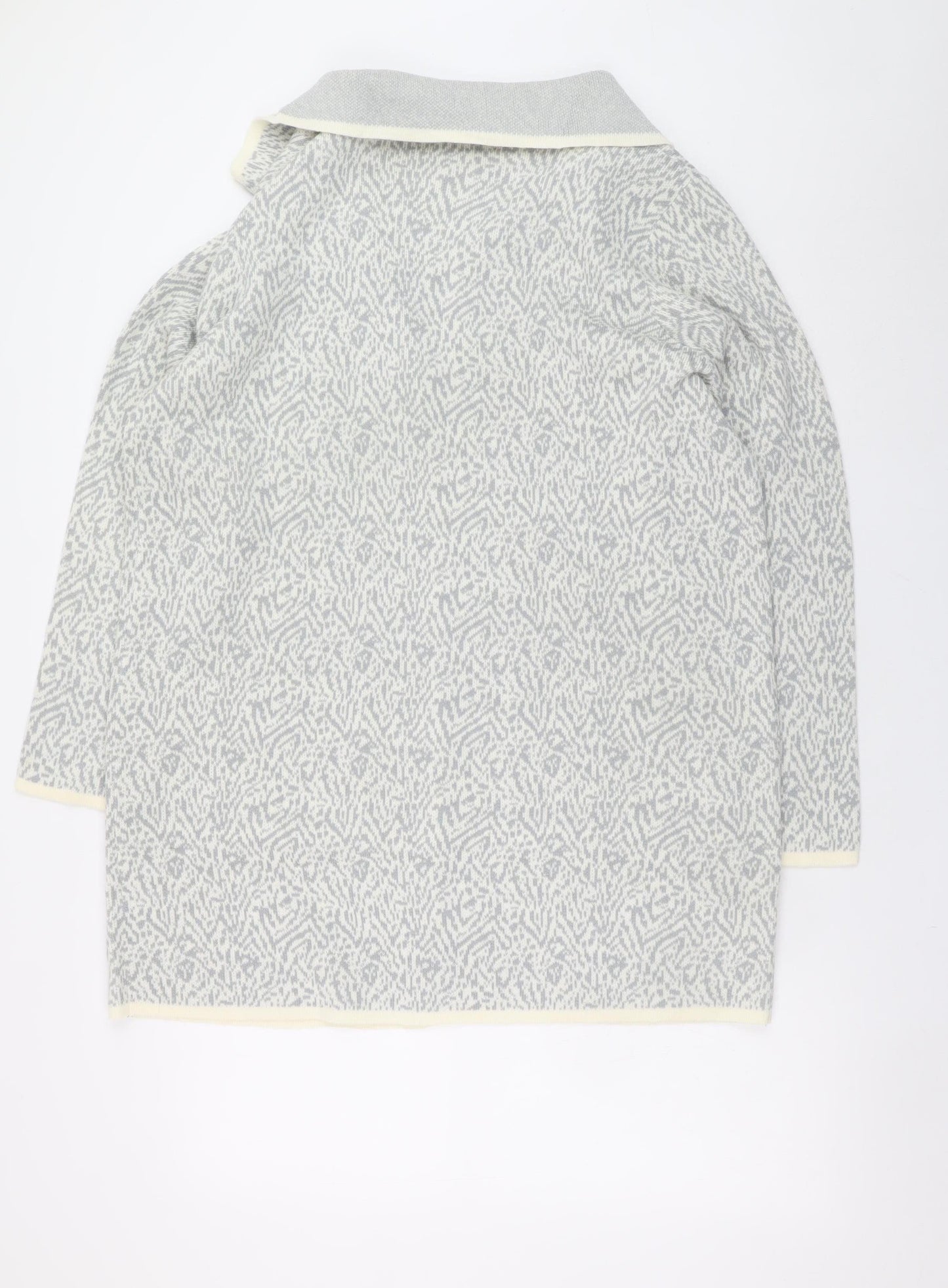 Womens UK Size 16 Bonmarché Grey Cardigan Jumper