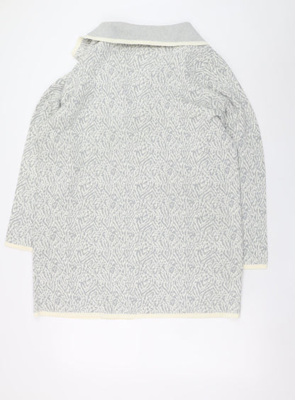 Womens UK Size 16 Bonmarché Grey Cardigan Jumper