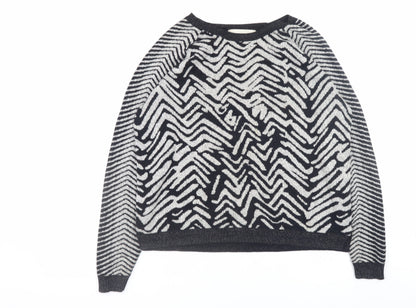 Womens UK Size 10 River Island Black Pullover Jumper