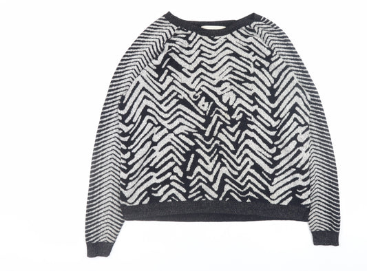 Womens UK Size 10 River Island Black Pullover Jumper