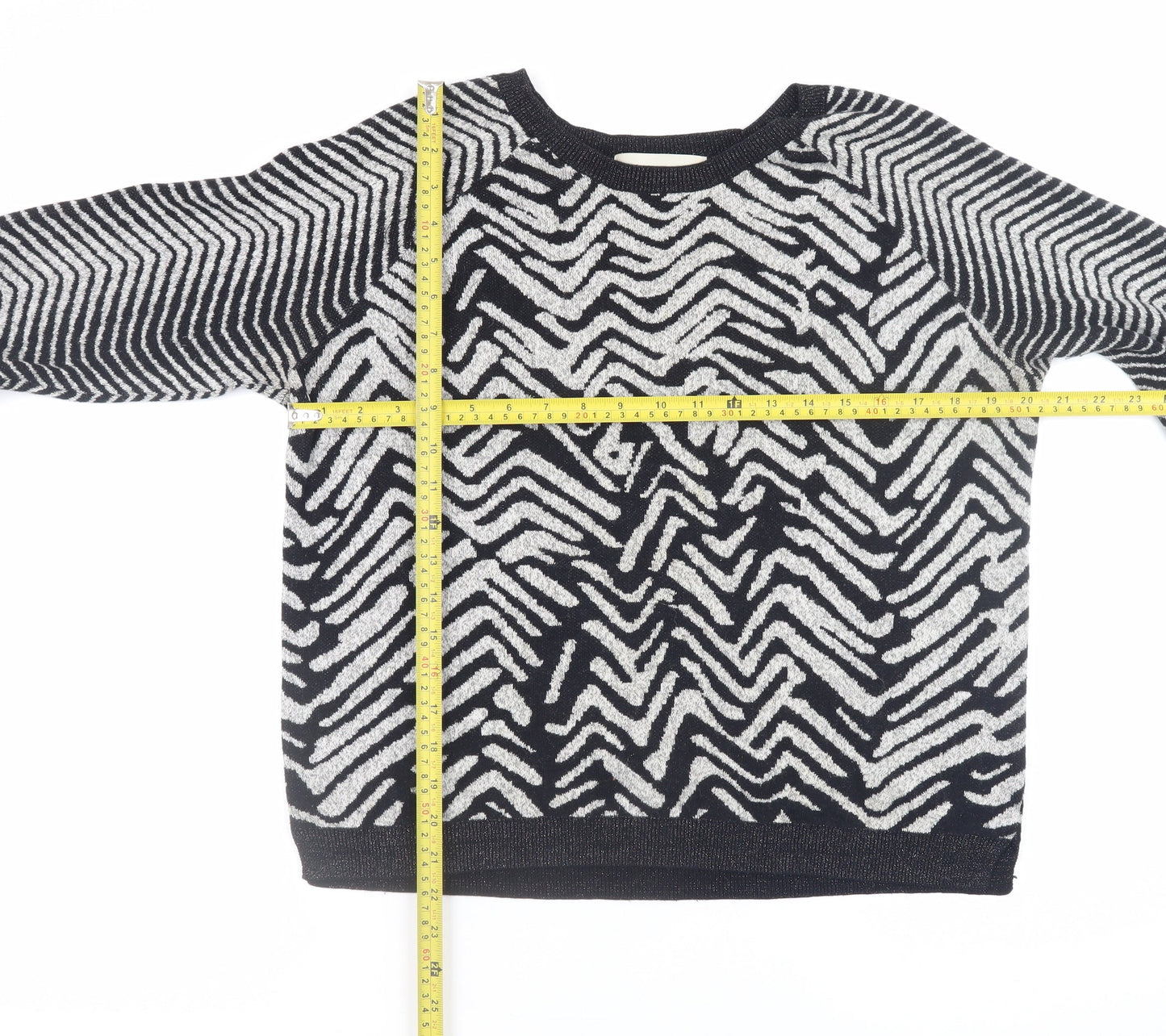 Womens UK Size 10 River Island Black Pullover Jumper