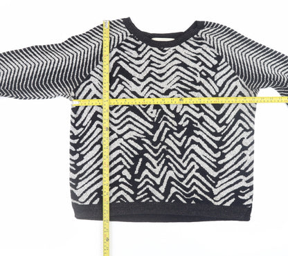 Womens UK Size 10 River Island Black Pullover Jumper