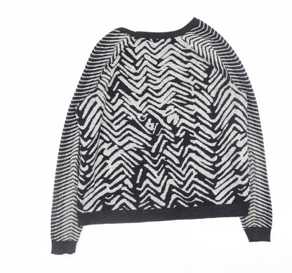 Womens UK Size 10 River Island Black Pullover Jumper