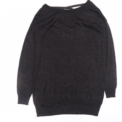 Womens UK Size 12 Amaryllis Black Pullover Jumper