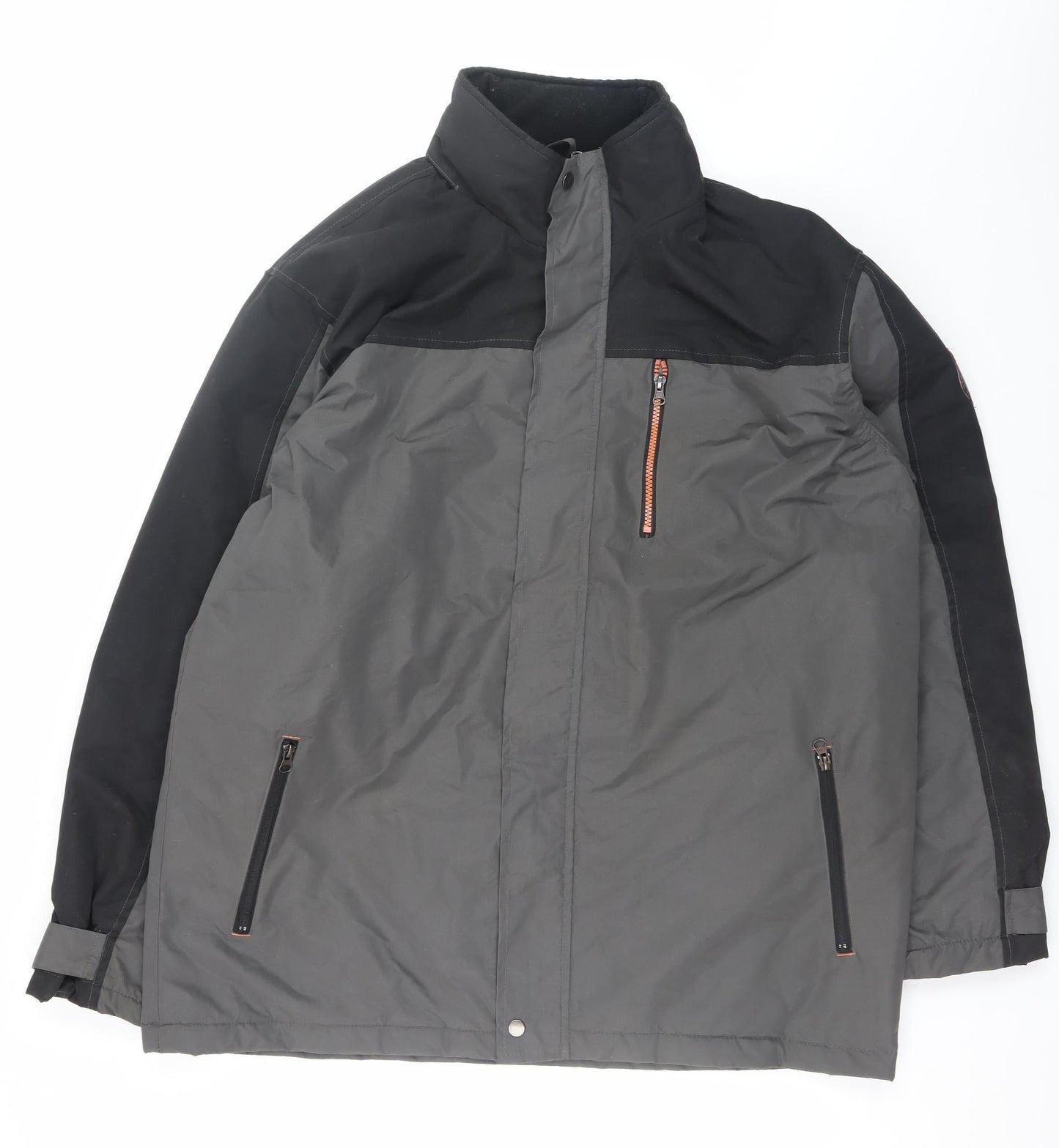 Mens UK Size L Atlas For Men Grey Parka Coat