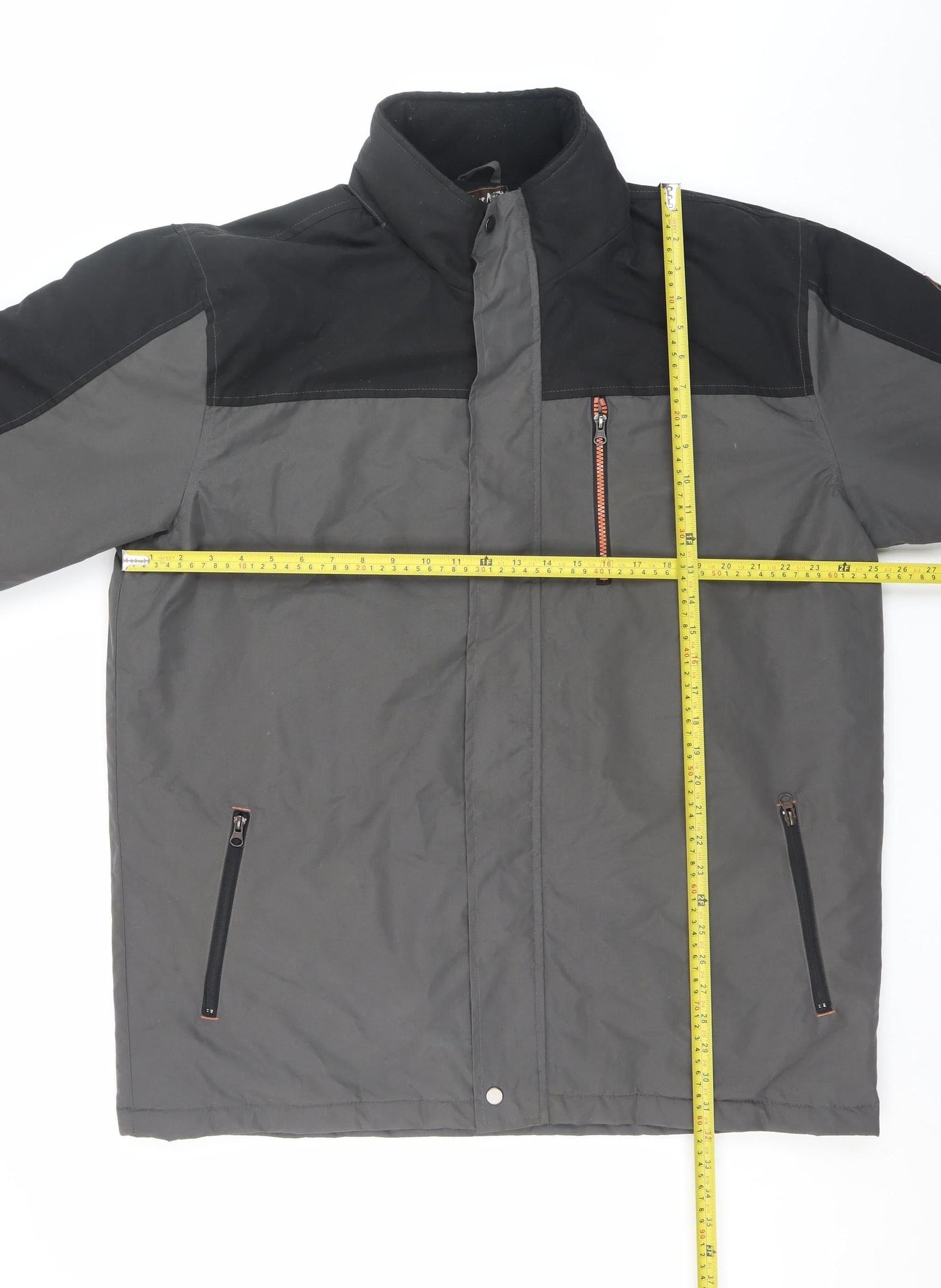 Mens UK Size L Atlas For Men Grey Parka Coat
