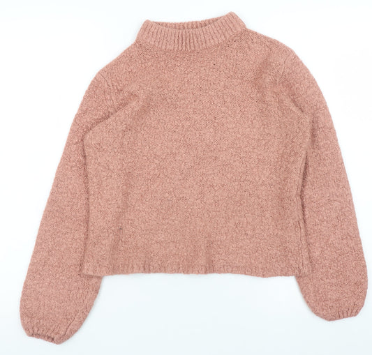 Womens UK Size XS VILA Pink Pullover Jumper