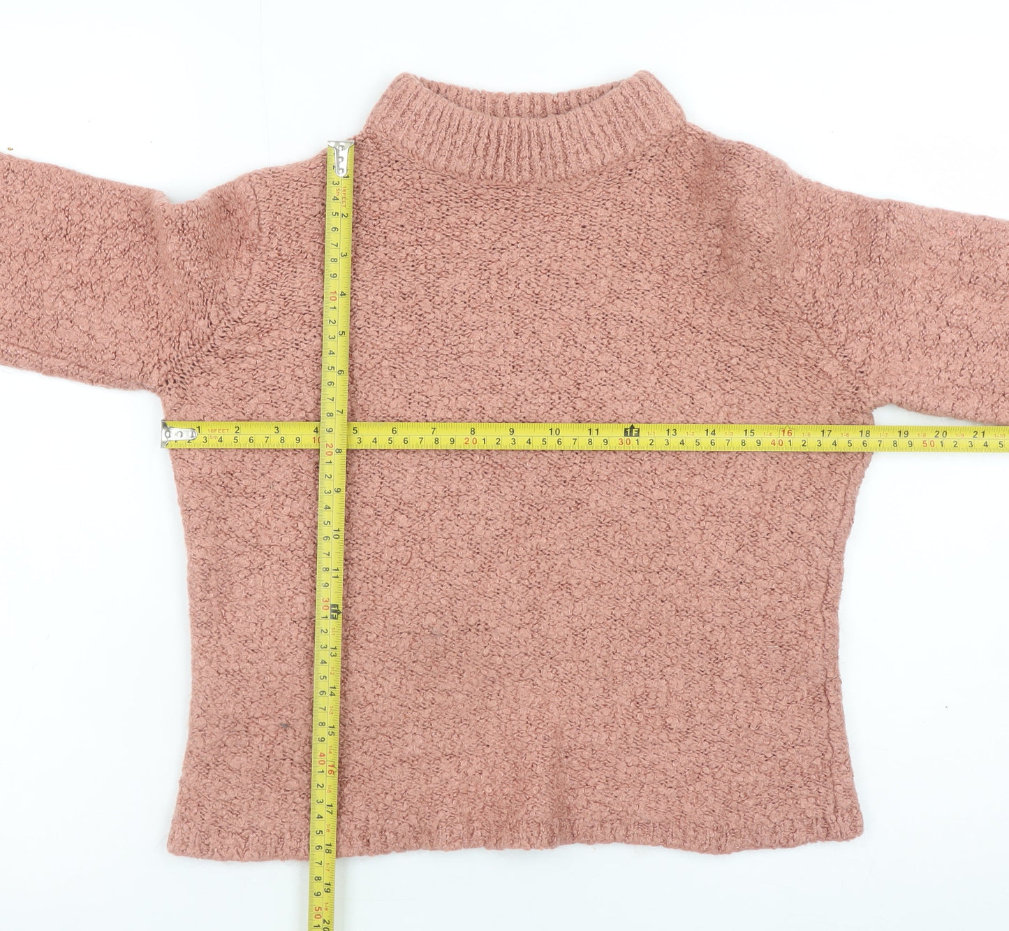 Womens UK Size XS VILA Pink Pullover Jumper