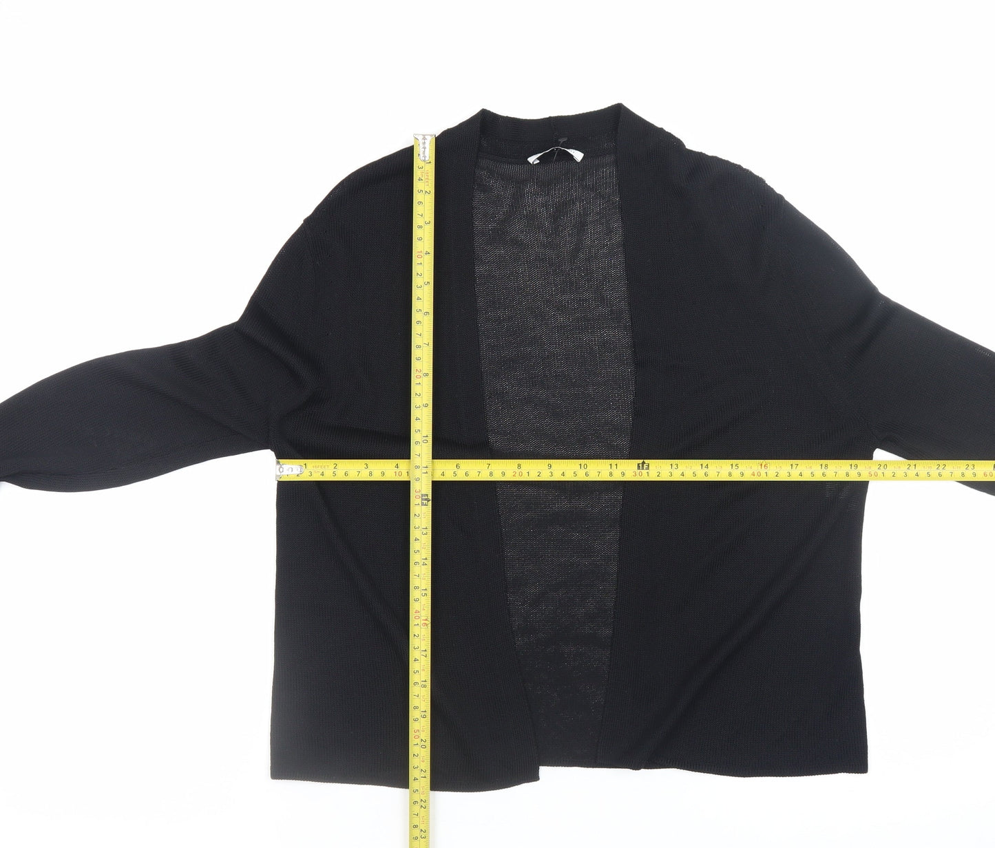 Womens UK Size M NICOLE FARHI Black Cardigan Jumper