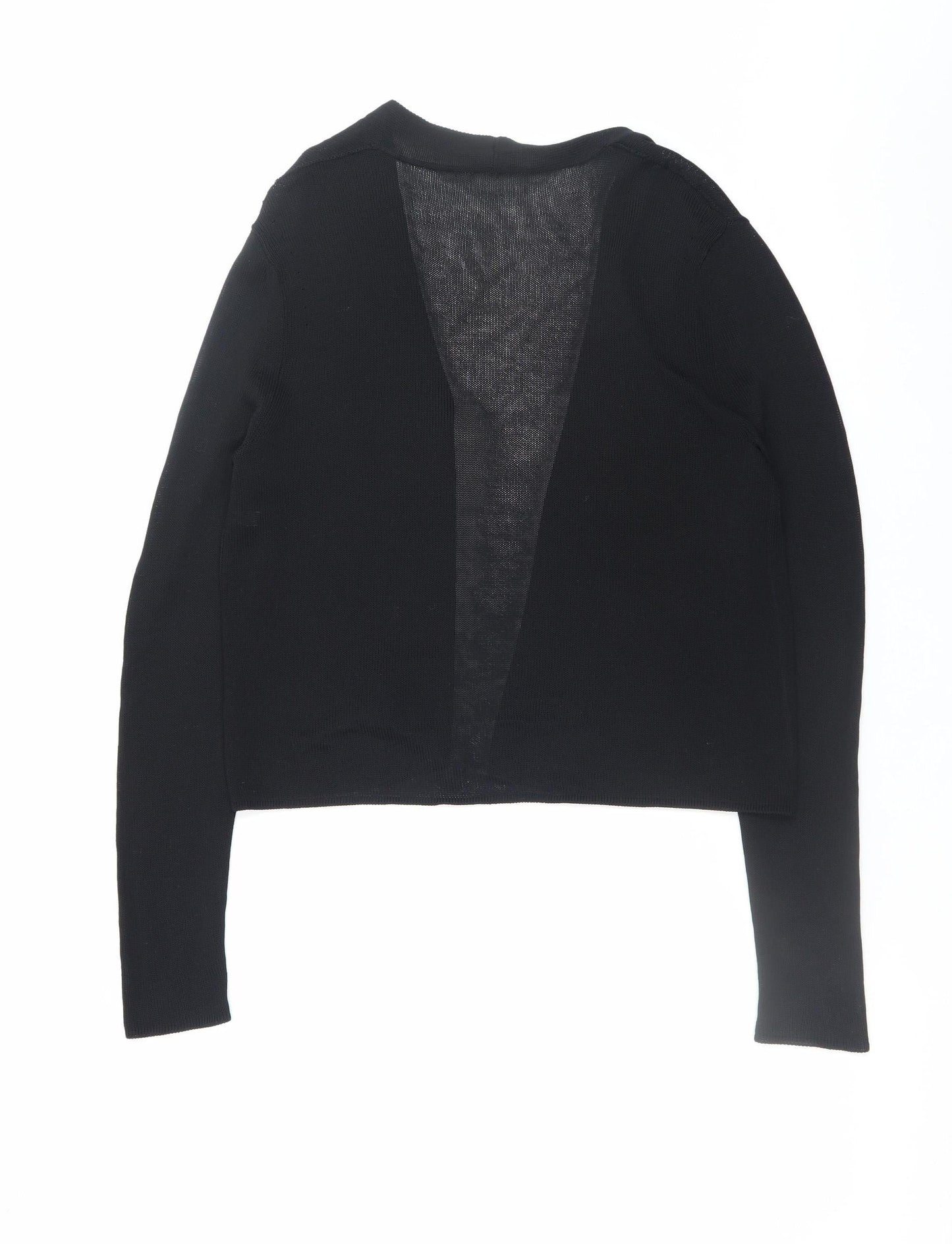Womens UK Size M NICOLE FARHI Black Cardigan Jumper