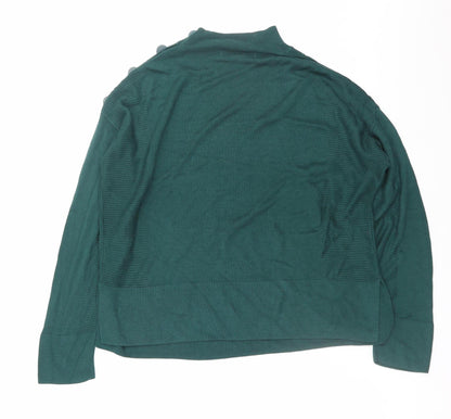 Womens UK Size 12 NEXT Green Pullover Jumper