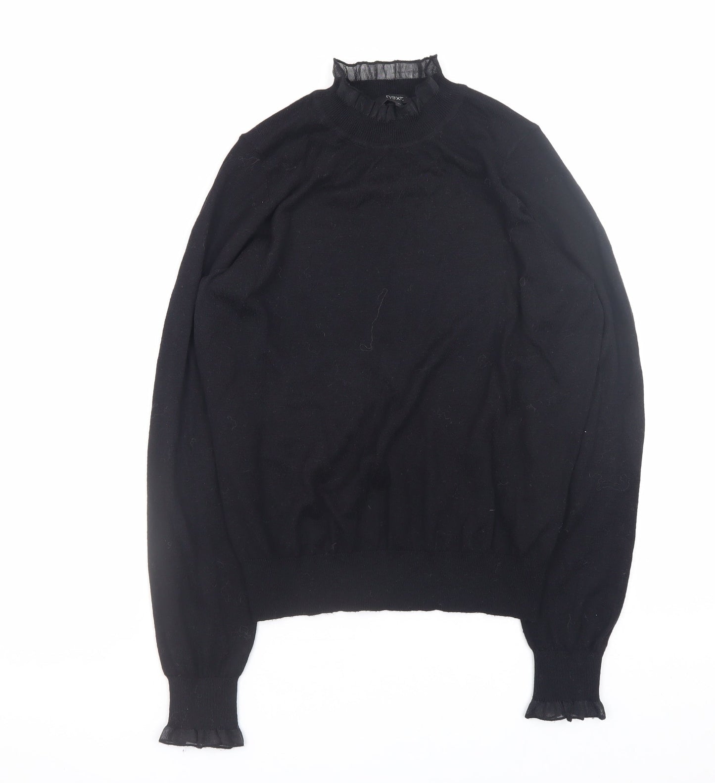 Womens UK Size XS NEXT Black Pullover Jumper