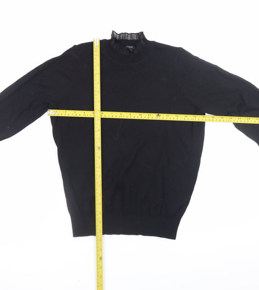 Womens UK Size XS NEXT Black Pullover Jumper