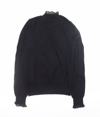 Womens UK Size XS NEXT Black Pullover Jumper
