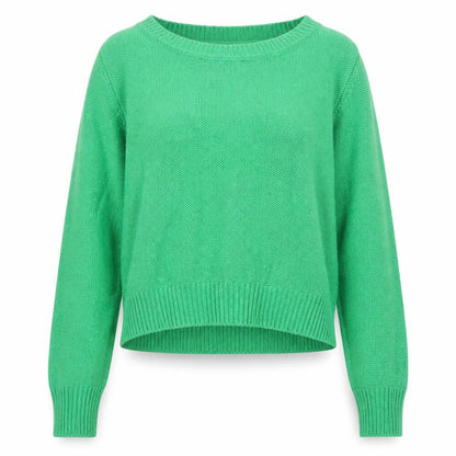 Womens UK Size 10 H&M Green Pullover Jumper