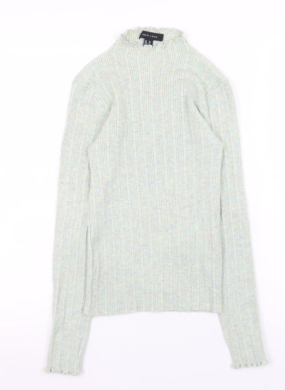 Womens UK Size 10 New Look Green Pullover Jumper