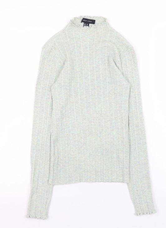 Womens UK Size 10 New Look Green Pullover Jumper