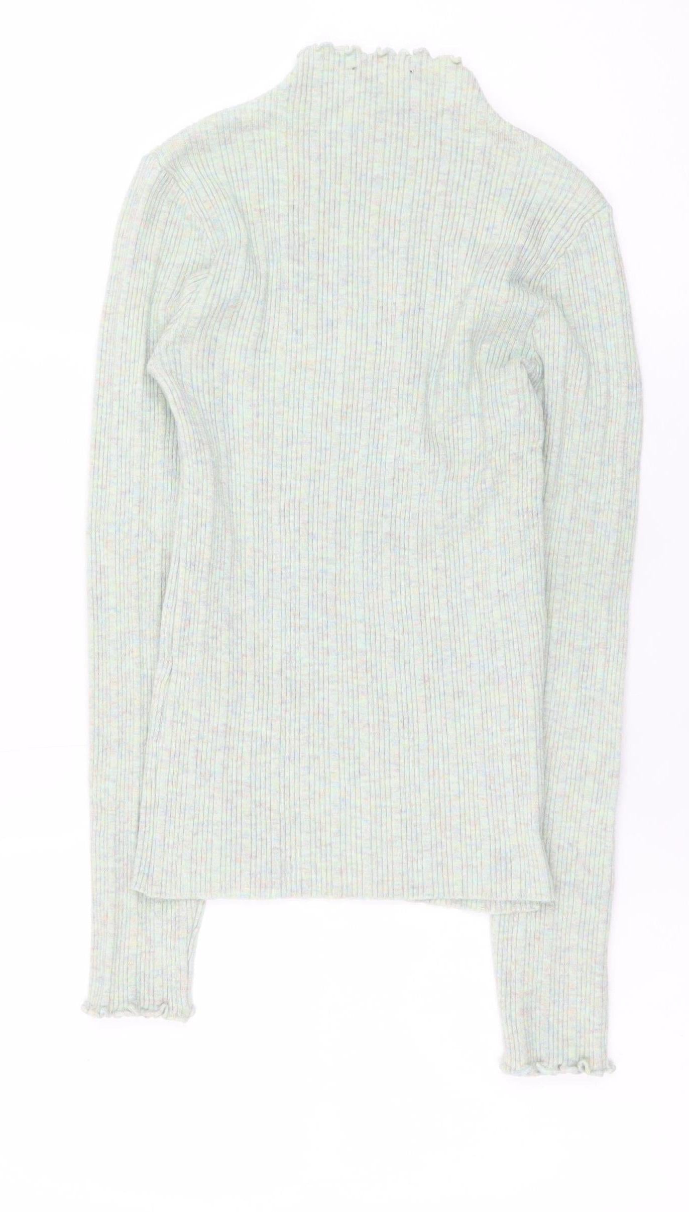 Womens UK Size 10 New Look Green Pullover Jumper