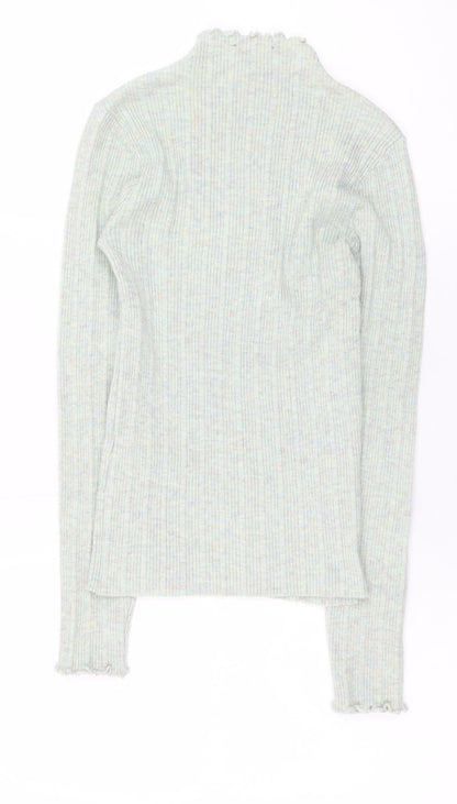 Womens UK Size 10 New Look Green Pullover Jumper