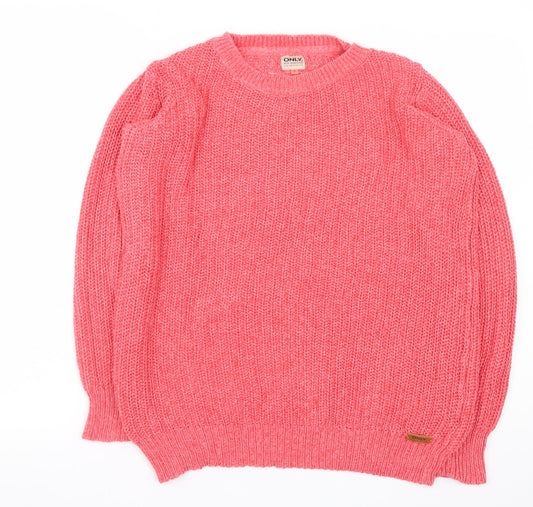 Unisex Adults UK Size S Only Pink Pullover Jumper