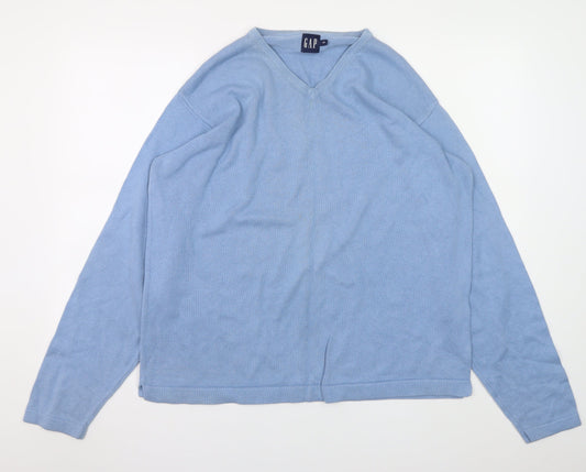 Mens UK Size L Gap Blue Pullover Jumper