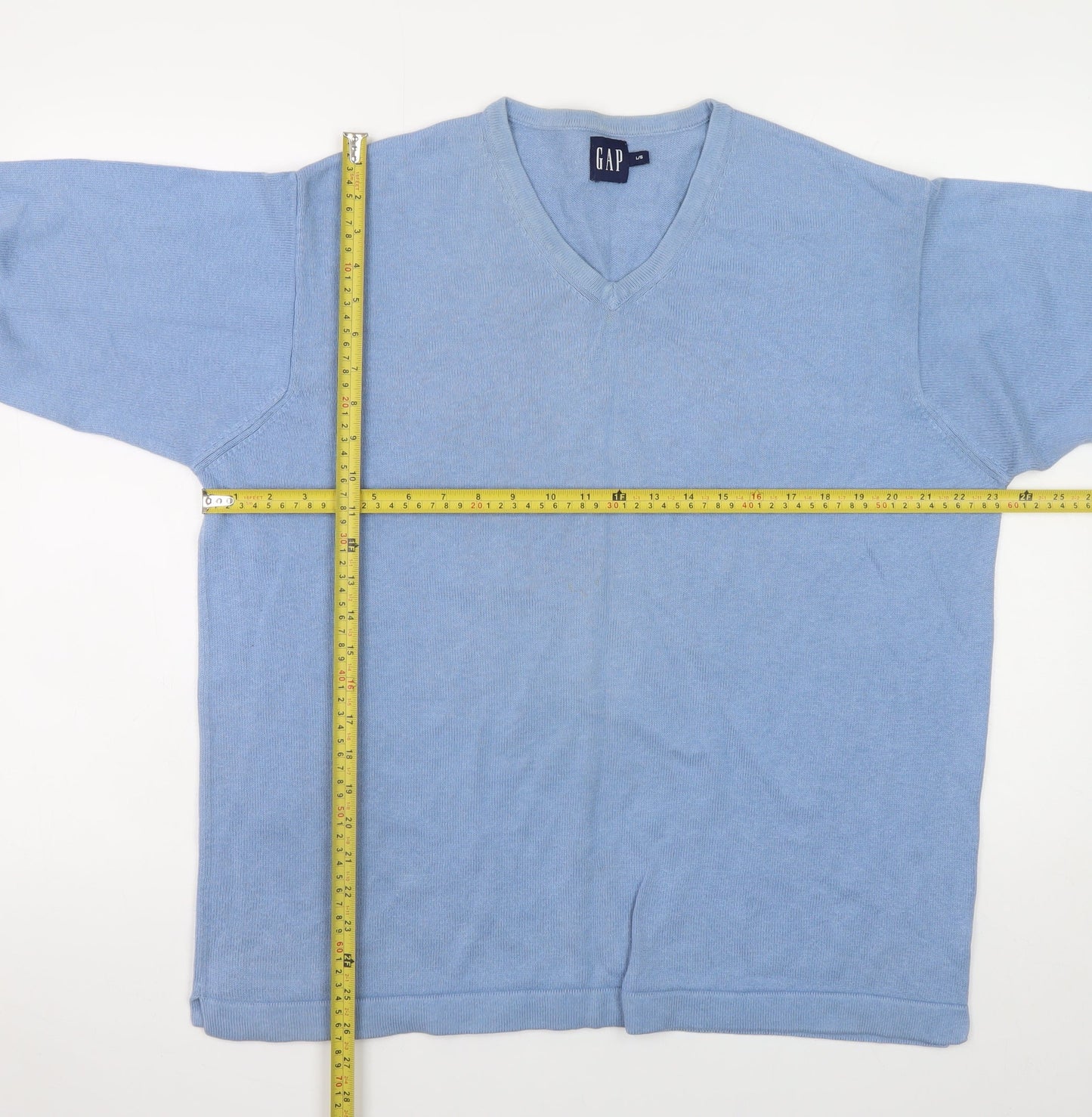 Mens UK Size L Gap Blue Pullover Jumper